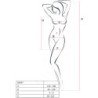 PASSION - BS097 BODY STOCKING NEGRO TALLA ÚNICA
