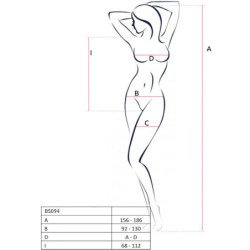 PASSION - BS094 BODY BLANCO TALLA ÚNICA