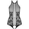 PASSION - BS094 BODY STOCKING NEGRO TALLA ÚNICA