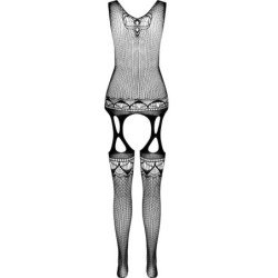 PASSION - BS099 BODY STOCKING NEGRO TALLA ÚNICA