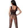 PASSION - BS098 BODY STOCKING NEGRO TALLA ÚNICA
