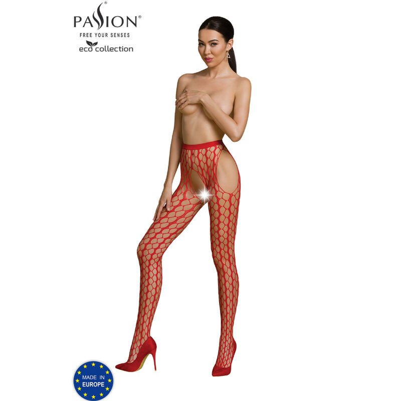 PASSION - BODYSTOCKING ECO COLECCIÓN ECO S007 ROJO