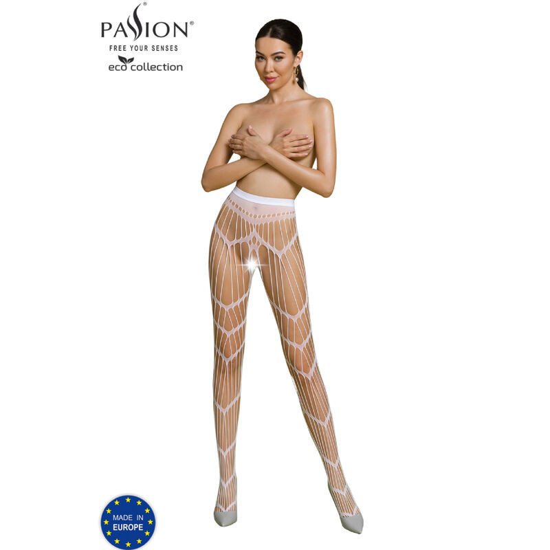 PASIÓN - COLECCIÓN ECOLÓGICA BODY STOCKING ECO S006 BLANCO