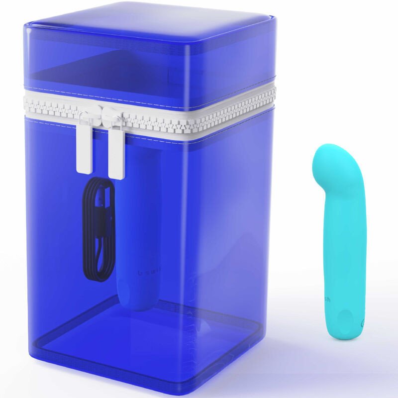 B SWISH - VIBRADOR RECARGABLE DE SILICONA AZUL INFINITE CLASSIC EDICIÓN LIMITADA BCUTE CURVE