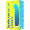 B SWISH - VIBRADOR DE SILICONA RECARGABLE CLÁSICO INFINITO BCUTE CURVE AMARILLO