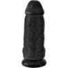 KING COCK - PENE REALISTA Y GRUESO DE 23 CM NEGRO