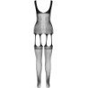 PASIÓN - COLECCIÓN ECOLÓGICA BODY STOCKING ECO BS007 BLANCO