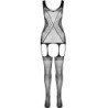 PASIÓN - COLECCIÓN ECOLÓGICA BODY STOCKING ECO BS007 NEGRO