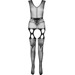 PASIÓN - COLECCIÓN ECOLÓGICA BODY STOCKING ECO BS014 NEGRO