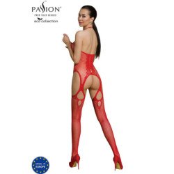 PASSION - BODYSTOCKING ECO COLECCIÓN ECO BS013 ROJO