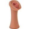FANTASÍA FETICHE EXTREMA - JUICY SNATCH STROKER DE SILICONA CARAMELO