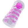 PRETTY LOVE - MASTURBADOR MASCULINO DE FANTASÍA CON ESPIRAL INTERNA Y BOLAS TRANSPARENTES