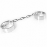 METAL HARD - ESPOSAS DE TOBILLO CON LLAVE ALLEN PARA SUMISIÓN BDSM