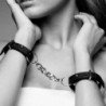 JOYERÍA - ESPOSAS LABERINTAS INDISCRETAS, PULSERAS NEGRAS