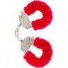 TOYJOY - ESPOSAS DE BONDAGE ROJAS DIVERTIDAS CON PELUCHE