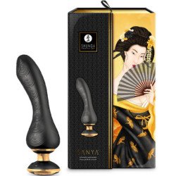SHUNGA - MASAJEADOR INTIMO SANYA NEGRO