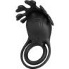 PRETTY LOVE - ANILLO VIBRADOR RUBEN 7 VIBRACIONES SILICONA NEGRA