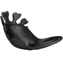 PRETTY LOVE - ANILLO VIBRADOR RUBEN 7 VIBRACIONES SILICONA NEGRA