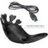 PRETTY LOVE - ANILLO VIBRADOR RUBEN 7 VIBRACIONES SILICONA NEGRA