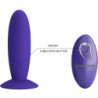 PRETTY LOVE - VIBRADOR ANAL YOUTH PLUG CON CONTROL REMOTO VIOLET