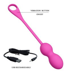BOLAS VIBRATORIAS RECARGABLES ROSAS DE AMOR PRECIOSO - ELVIRA