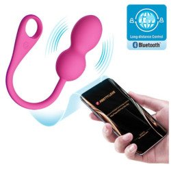 BOLAS VIBRATORIAS RECARGABLES ROSAS DE AMOR PRECIOSO - ELVIRA
