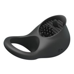 PRETTY LOVE - ANILLO VIBRATORIO PARA EL PENE CON LENGUA NEGRA