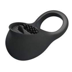 PRETTY LOVE - ANILLO VIBRATORIO PARA EL PENE CON LENGUA NEGRA