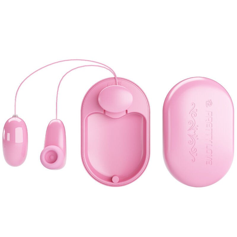 PRETTY LOVE - CAJA MÁGICA BALA VIBRATORIA Y ESTIMULADOR ROSA