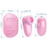 PRETTY LOVE - CAJA MÁGICA BALA VIBRATORIA Y ESTIMULADOR ROSA