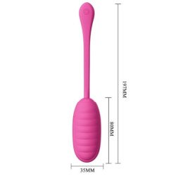 PRETTY LOVE - HUEVO VIBRATORIO RECARGABLE CATALINA PINK APLICACIÓN GRATUITA