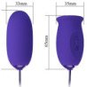 PRETTY LOVE - VIBRADOR ESTIMULADOR RECARGABLE VIOLETA DAISY YOUTH