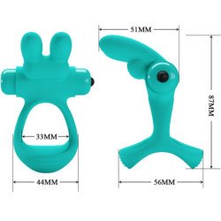 PRETTY LOVE - ANILLO VIBRADOR DE CONEJO DE DANTE GREEN