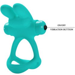 PRETTY LOVE - ANILLO VIBRADOR DE CONEJO DE DANTE GREEN