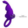 AMOR PRECIOSO - ANILLO VIBRADOR I RABBIT PARA PENE MORADO