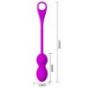BOLAS VIBRATORIAS RECARGABLES ELVIRA DE AMOR PRECIOSO - MORADO