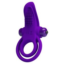 PRETTY LOVE - ANILLO VIBRATORIO MORADO PARA EL PENE