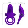 PRETTY LOVE - ANILLO VIBRATORIO MORADO PARA EL PENE