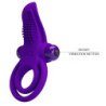 PRETTY LOVE - ANILLO VIBRATORIO MORADO PARA EL PENE