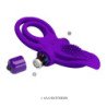 PRETTY LOVE - ANILLO VIBRATORIO MORADO PARA EL PENE