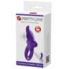 PRETTY LOVE - ANILLO VIBRATORIO MORADO PARA EL PENE