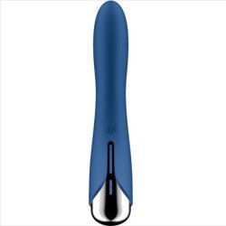 SATISFACTOR - VIBRADOR GIRATORIO AZUL PARA EL PUNTO G