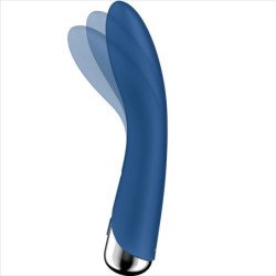 SATISFACTOR - VIBRADOR GIRATORIO AZUL PARA EL PUNTO G