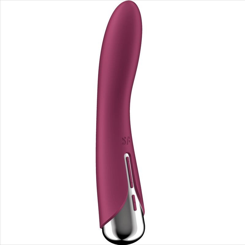 SATISFACTOR - VIBRADOR ROTATORIO DE PUNTO G CON GIRO 1, ROJO