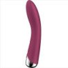 SATISFACTOR - VIBRADOR ROTATORIO DE PUNTO G CON GIRO 1, ROJO