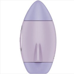 SATISFACTOR - VIBRADOR DE DOBLE IMPULSO PEQUEÑO LILA DE CONTROL DE MISIÓN