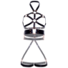 LEG AVENUE - ARNES BODY CUERO VEGANO AGARRE NEGRO S