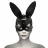 COQUETTE CHIC DESIRE - MÁSCARA DE CUERO VEGANO CON OREJAS DE CONEJO
