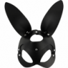 COQUETTE CHIC DESIRE - MÁSCARA DE CUERO VEGANO CON OREJAS DE CONEJO