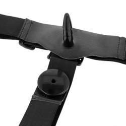 ARNÉS DE ATRACCIÓN - HARRIS DOBLE PENETRACIÓN CON VIBRACIÓN 18 CM -O- 3,5 CM